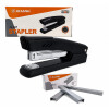 Set Engrampadora De Metal Con 5000 Grampas 26/6 NEGRO