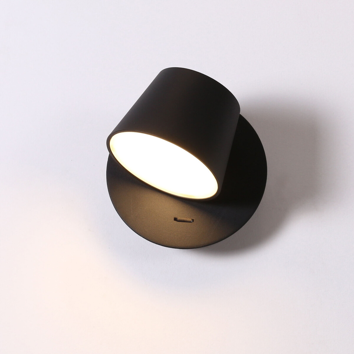 APLIQUE DE PARED - ALUMINIO NEGRO TELESCOPIO 