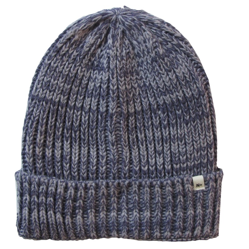 Gorro N+ de Lana Violeta