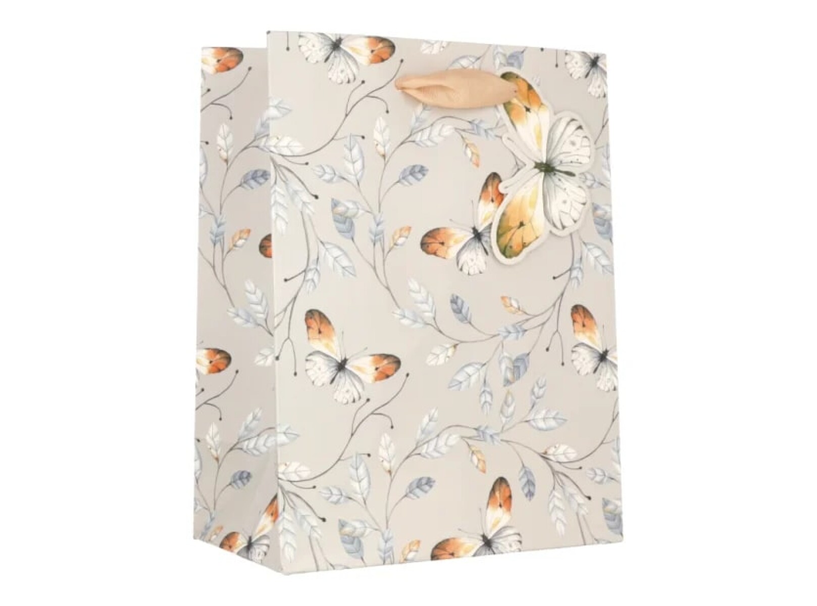 Bolsa Top Mediana - Hojas y Mariposas 