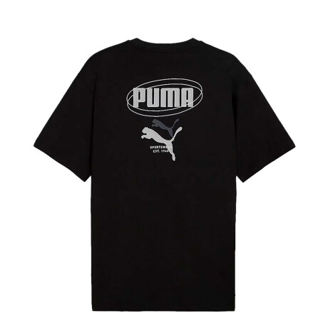 Remera de Hombre Puma Logo Lab Relax Story 1 Negro