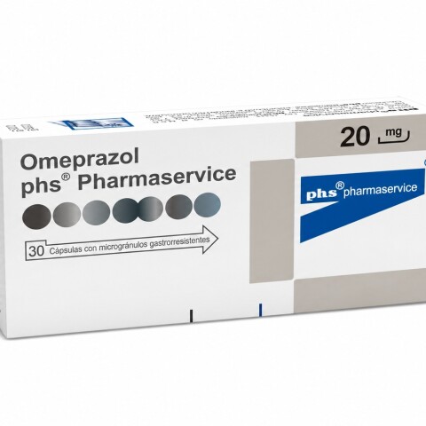 Omeprazol PHS 20 Mg 30 Cápsulas Omeprazol PHS 20 Mg 30 Cápsulas