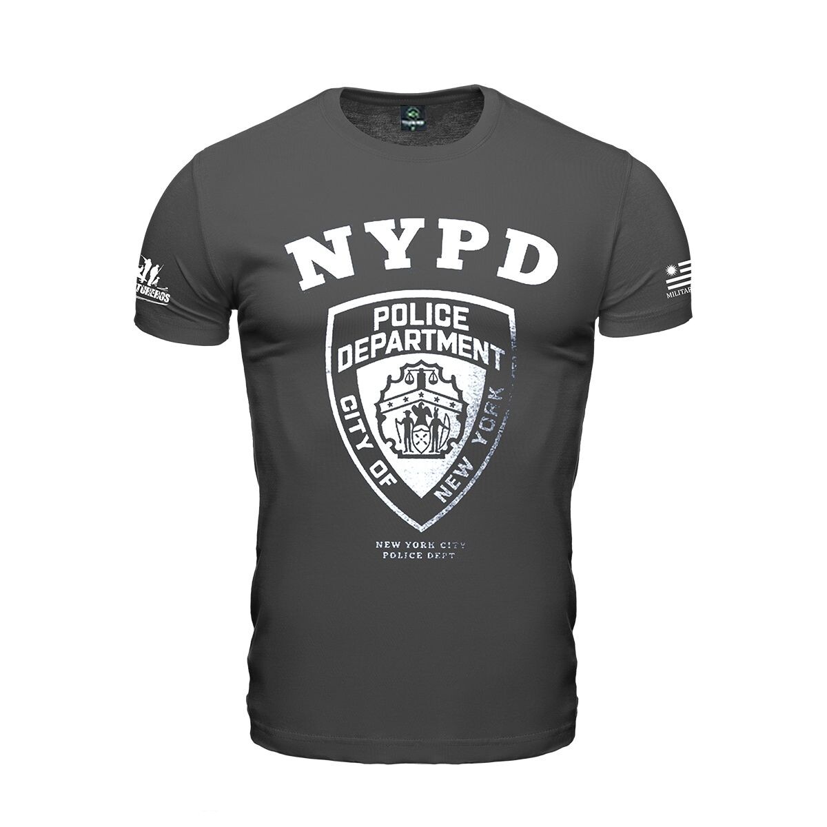 Remera manga corta Police NYPD - Gris 