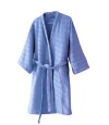 Bata Baño Infantil Velour Dohler 100% Algodón Celeste