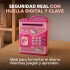 Alcancía Infantil Caja Fuerte Juguete Con Sonido Luces Variante Color Rosa