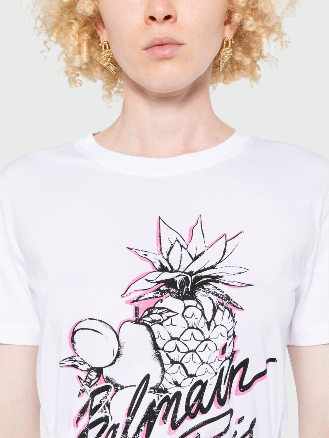 BALMAIN - T-SHIRT ESTAMPADO VINTAGE Alta Automática