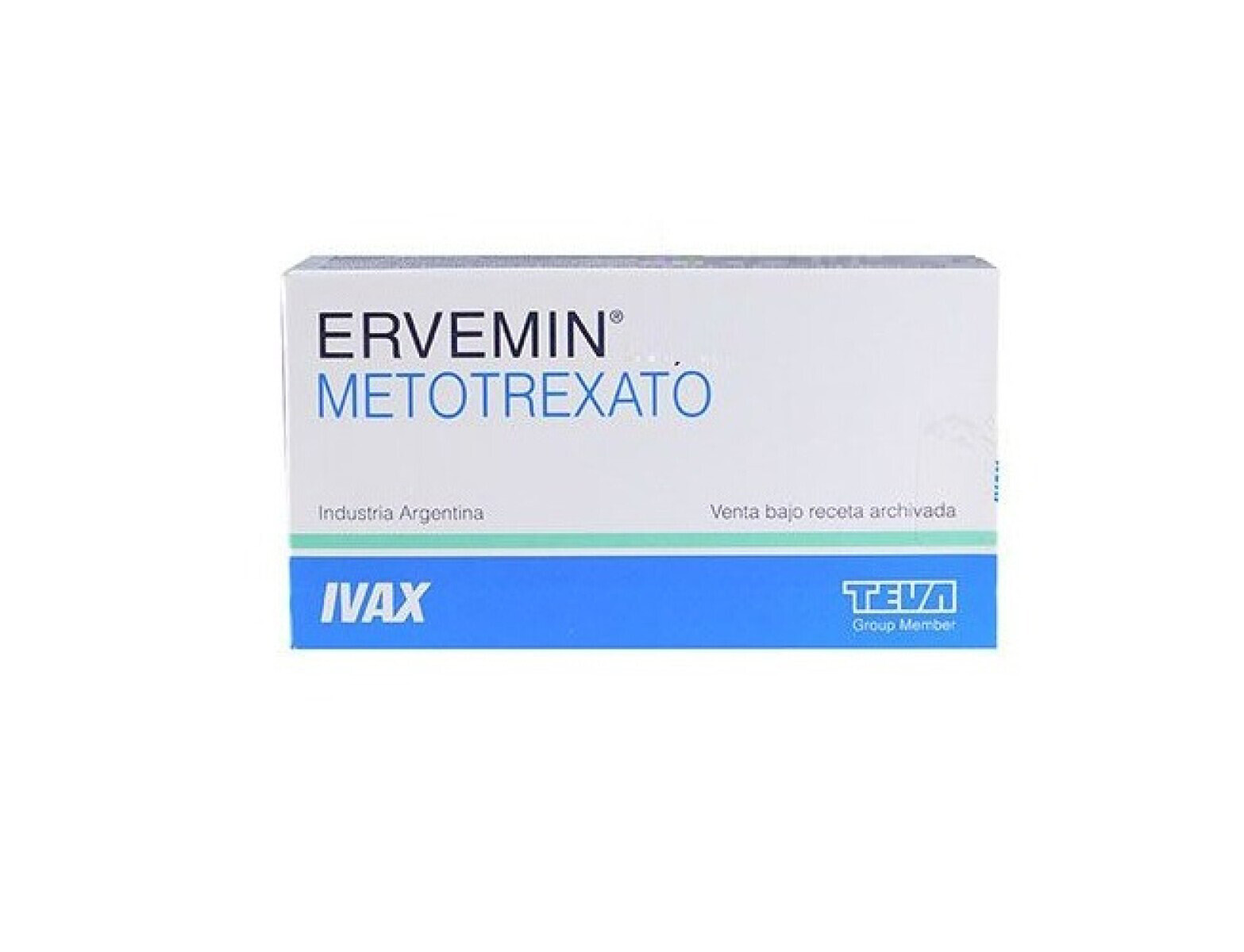 Ervemin 15mg Teva x 4 COM 