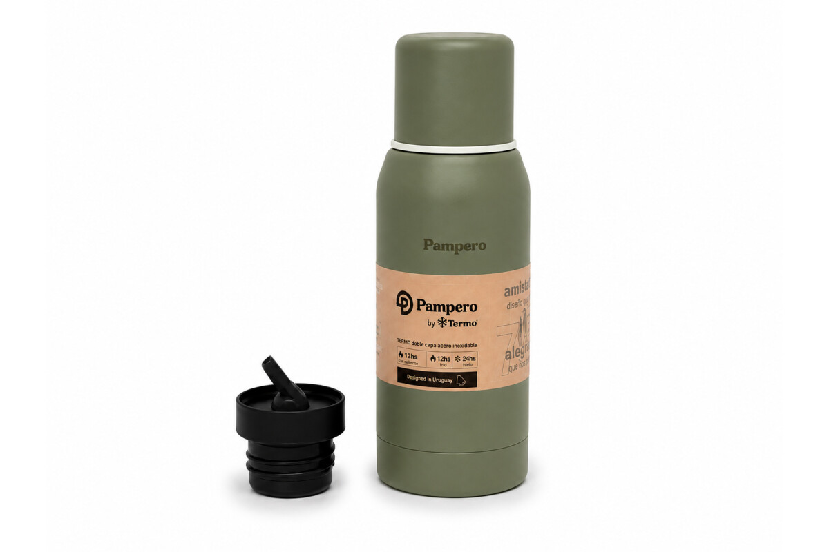TERMO ACERO DOBLE CAPA 750ML Verde