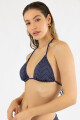 Triangulo kristen print texturado Azul textura brillo