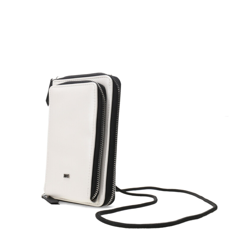 Monedero Miss Carol Dema Con Funcion De Cartera Blanco