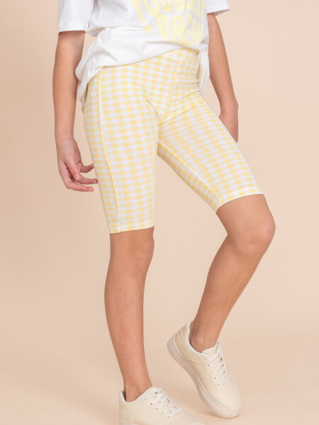 Legging corta Amarillo
