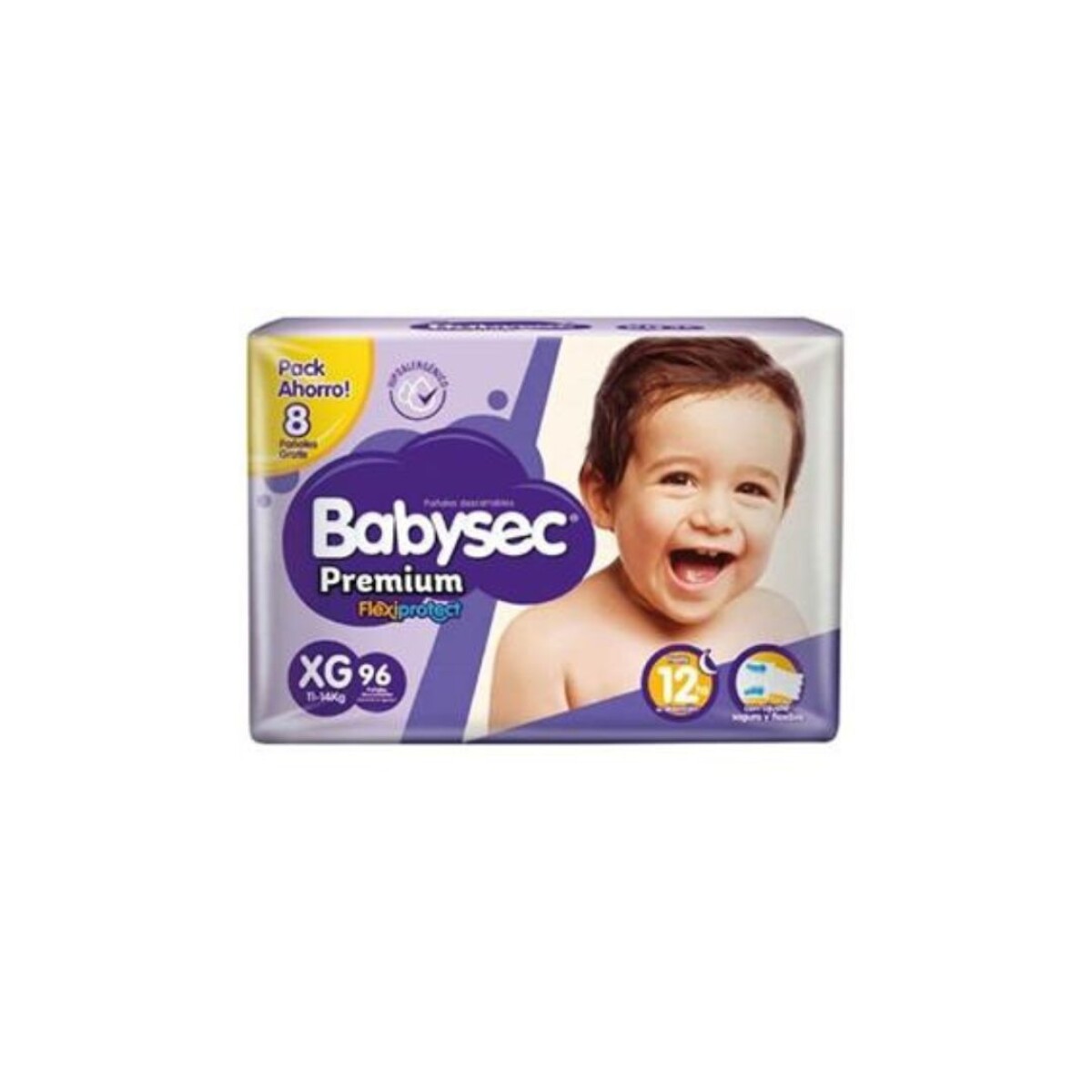 PAÃÂAL BABY SEC GIGANTE PREMIUN TALLA XG X 96 