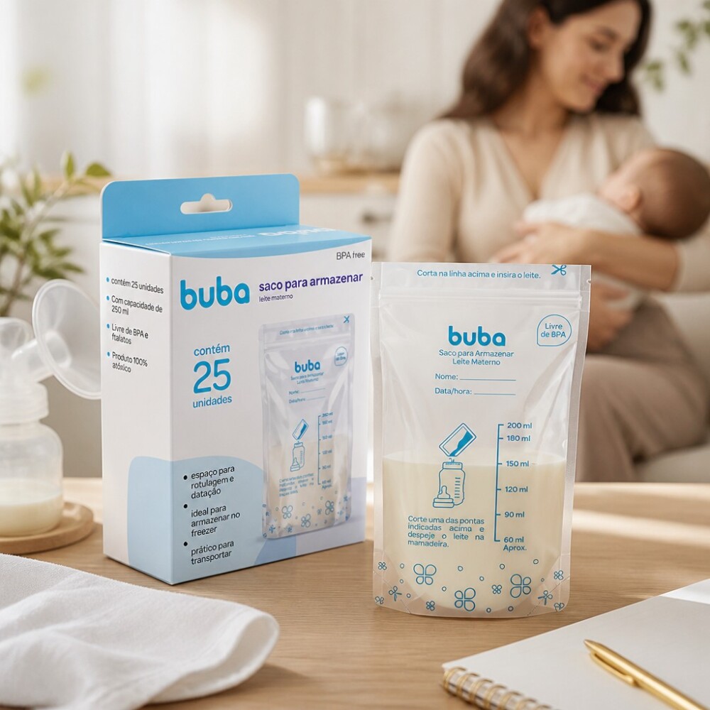 Pack x25 bolsas leche BUBA Pack x25 bolsas leche BUBA