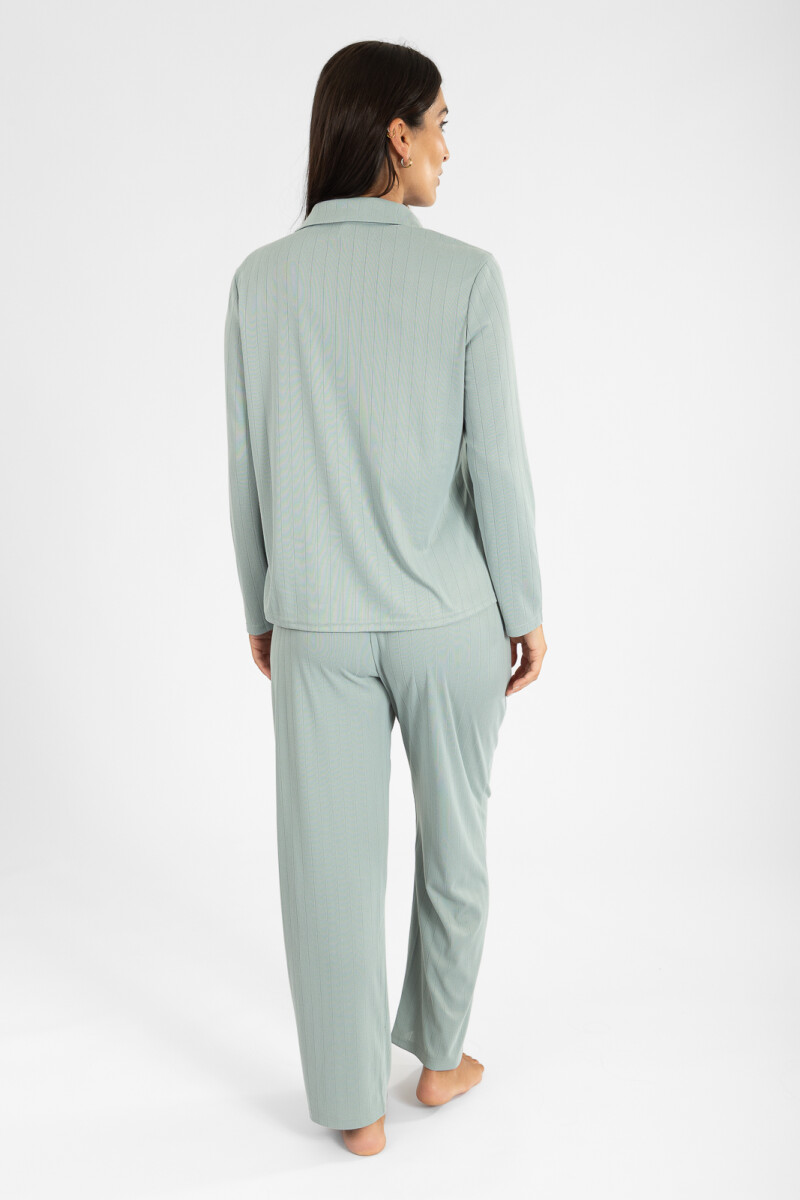 Pijama eight ribb yummy Verde claro