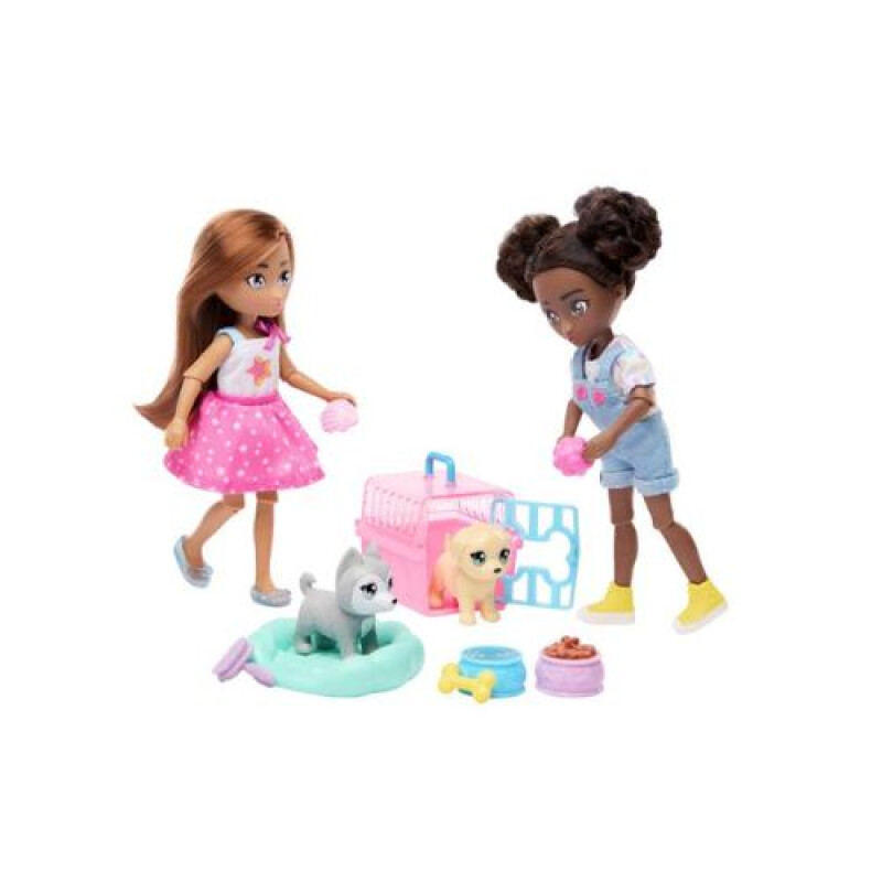 Muñecas Isa y Evie con Accesorios Muñecas Isa Y Evie Con Accesorios
