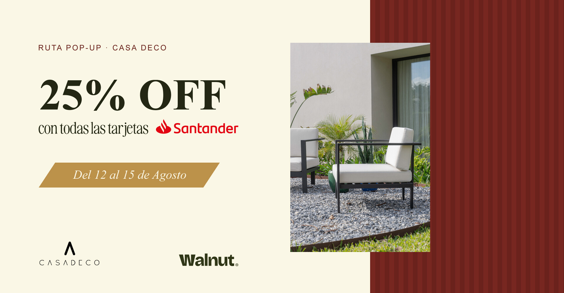 Casa Deco - 25% con tarjetas Santander