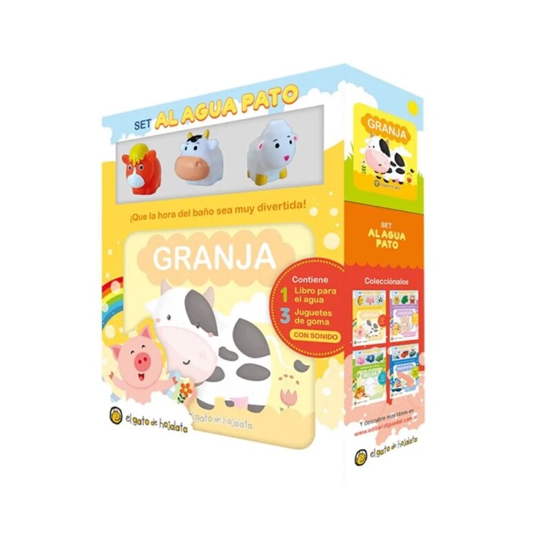 SET AL AGUA PATO - ANIMALES DE LA GRANJA SET AL AGUA PATO - ANIMALES DE LA GRANJA