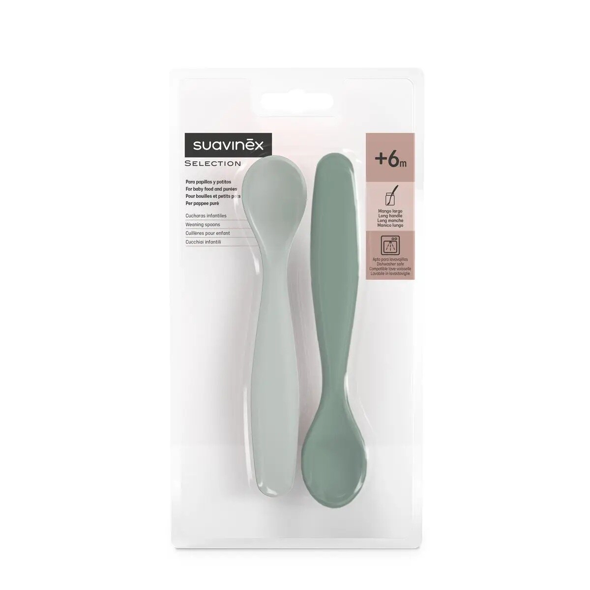 Set De Cucharas Suavinex Verde 2 Uds. 