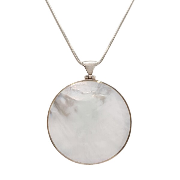 Dije Colgante Medallón-Plata 925-Nacar-CP4201 Conpiedra