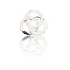 Dije aro ruso triple- Plata 925 - Sin piedra-CP4617 sinpiedra