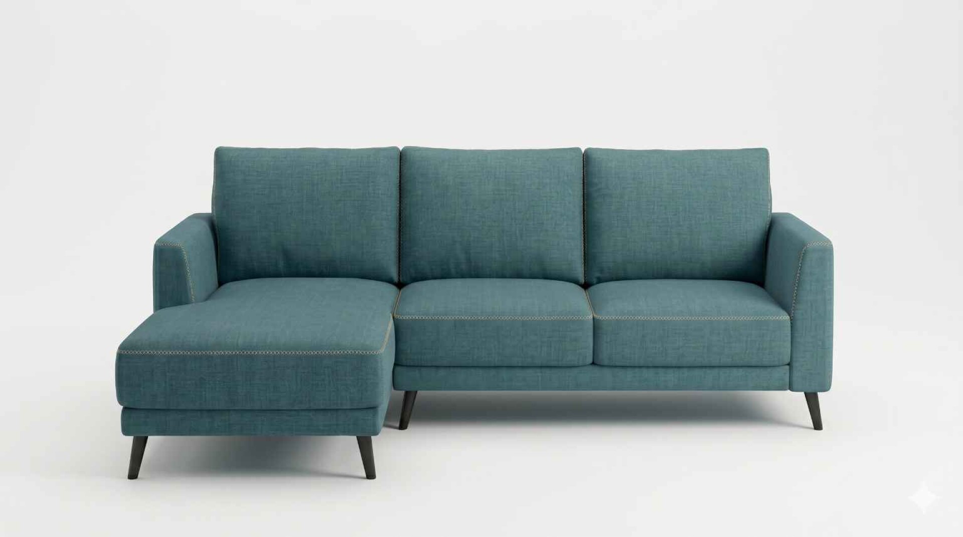 Sofa con Chaise MORGAN - Petróleo 