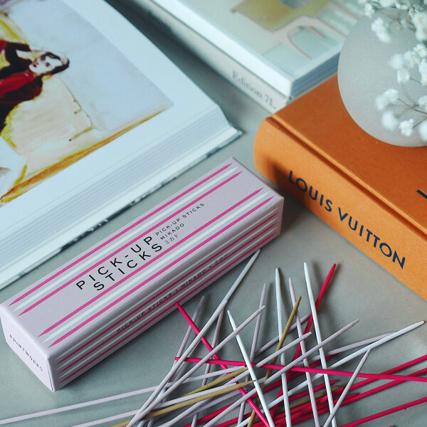 JUEGO DE MESA PICK UP STICKS PLAY ROSA - UNICO