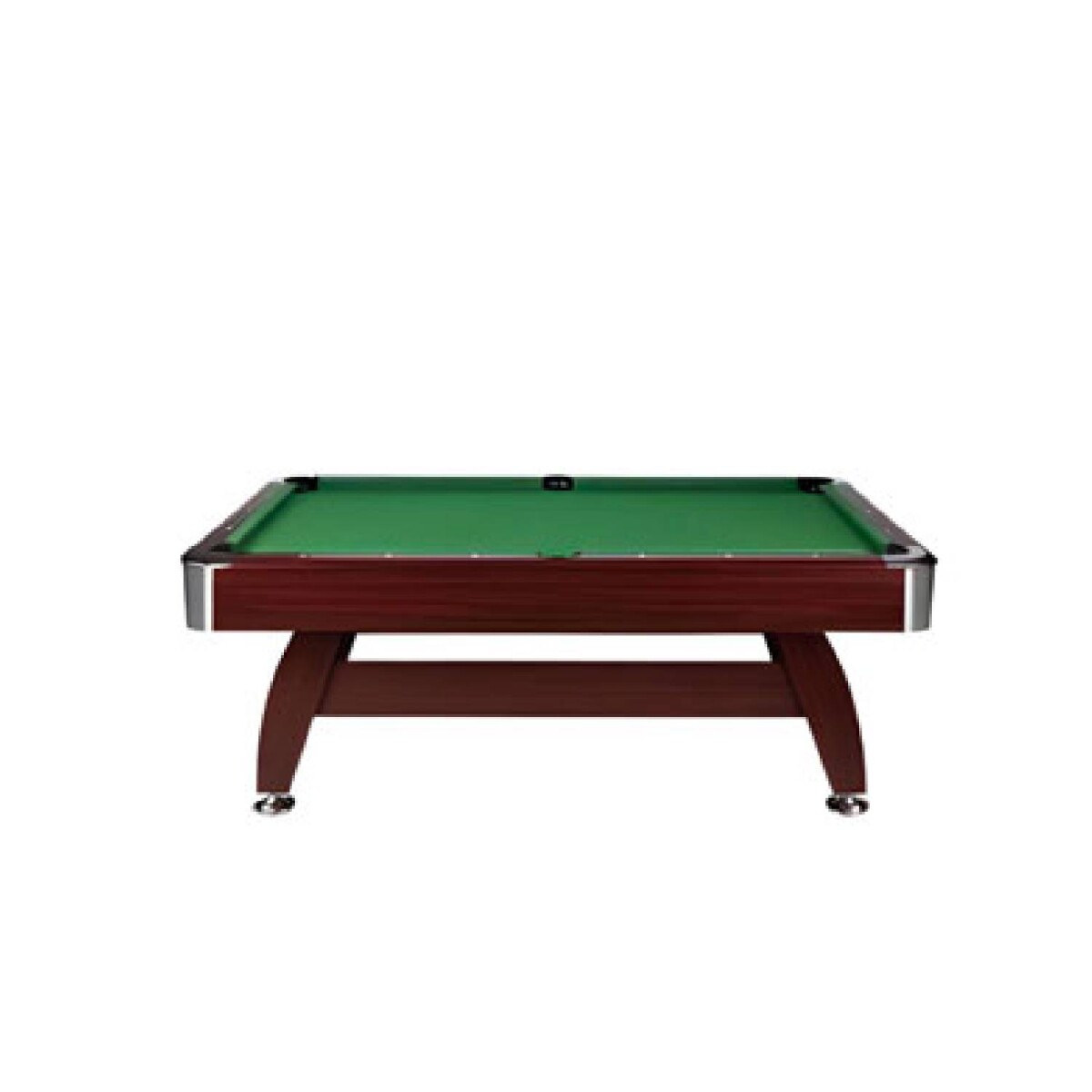 Mesa De Pool Profesional Con Devolución De Bolas + 2 Tacos - Verde oscuro 