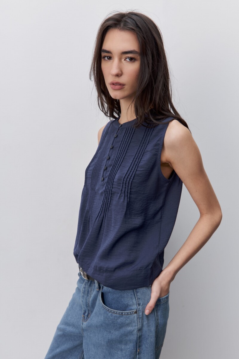 BLUSA NUPA Azul Marino
