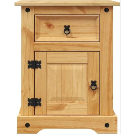 Mesa de Luz Grande Estilo Mexicano 1 Puerta 1 Cajon CERA NATURAL Mesa de Luz Grande Estilo Mexicano 1 Puerta 1 Cajon CERA NATURAL