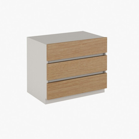 MUEBLE MODULAR, CAJONES MDF NATURAL-BEIGE OTTO NATURAL BLANCO