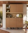 Kit mueble de cocina Flora Caramelo