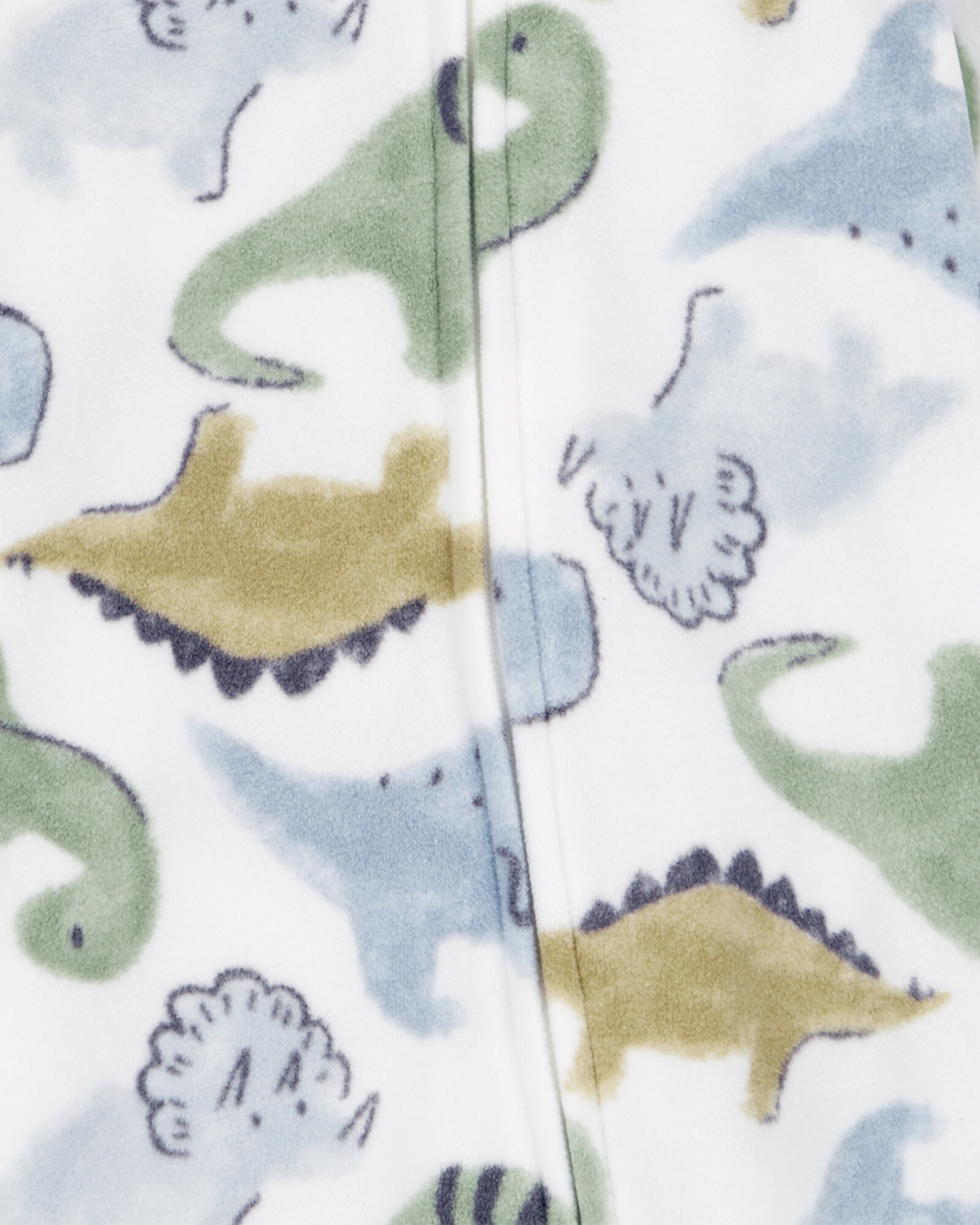 Pijama uno pieza de micropolar, con pie, diseño dinos Pijama uno pieza de micropolar, con pie, diseño dinos