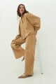 Jean wide leg Sade tostado