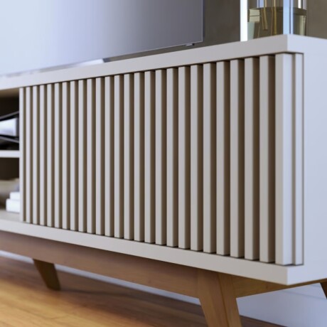 Rack TV Fortaleza Off White 4 Puertas Rack TV Fortaleza Off White 4 Puertas