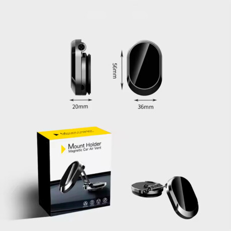 ACCESORIO INTERIOR - SOPORTE CELCULAR MAGNETICO GRANDE - ACCESORIO INTERIOR - SOPORTE CELCULAR MAGNETICO GRANDE -