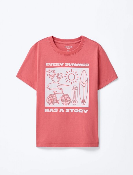 CAMISETA DE NIÑO MANGA CORTA ESTAMPADA T-SHIRT MM MASC