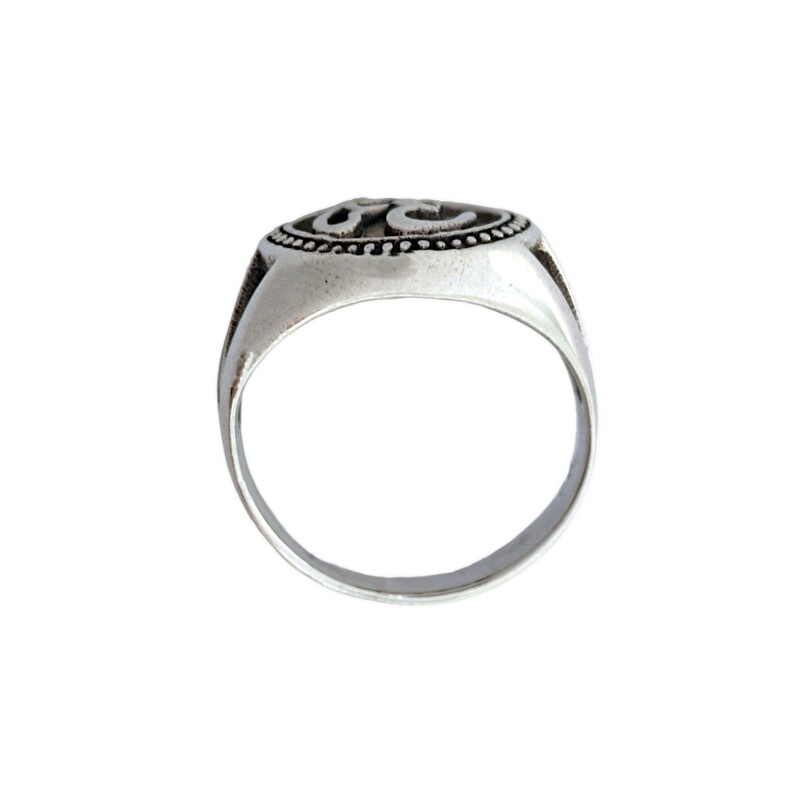 Anillo Signo Om-Plata 925-Sin piedra-AN3612 sinpiedra