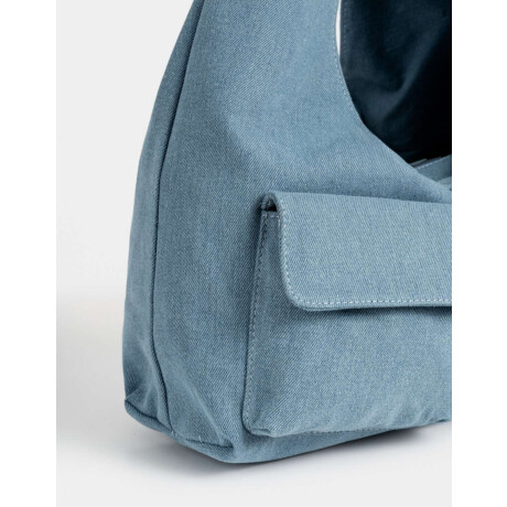 Estampado Flores Azul Celeste