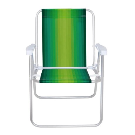 Set x2 Reposeras Sillas Alta Plegable 110 Kg Aluminio Mor Verde