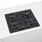 Anafe a gas Bosch PPP6A6B20 Vidrio 60cm negro