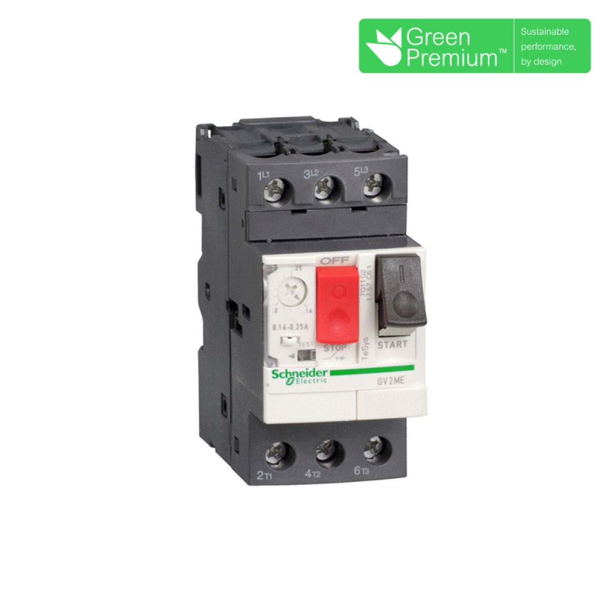 Guardamotor 3P DIN 0,63-1A GV2ME - TL2405 