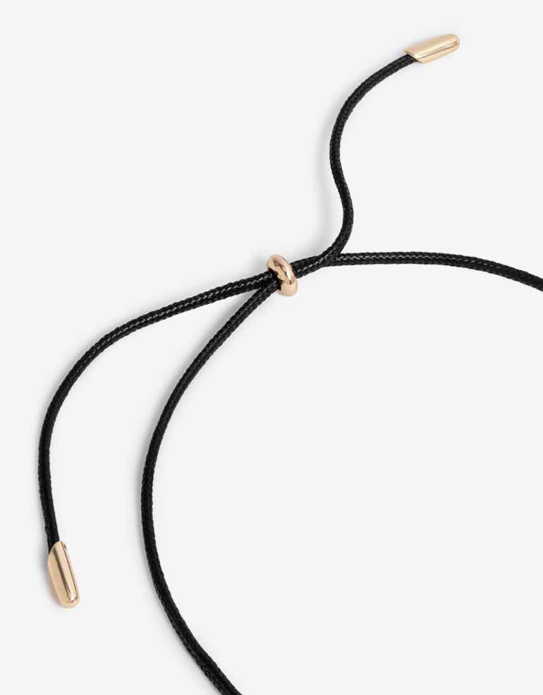 Collares Largos Metal Collar Largo Maxi Dije Metal - Dorado