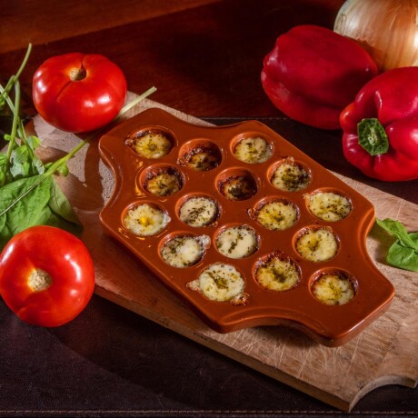 Provolonera Cheese Cerámica 16 Cavidades Provolonera Cheese Cerámica 16 Cavidades