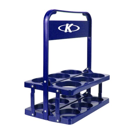 Porta Botellas K con Capacidad para 6 Unidades AZUL