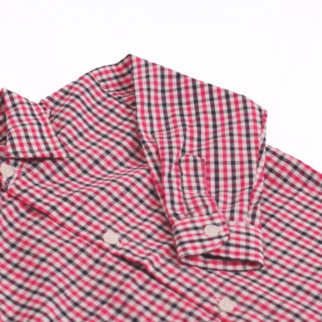 Camisa de Niño/a cuadrille roja