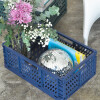 Caja de almacenamiento plegable mediano azul