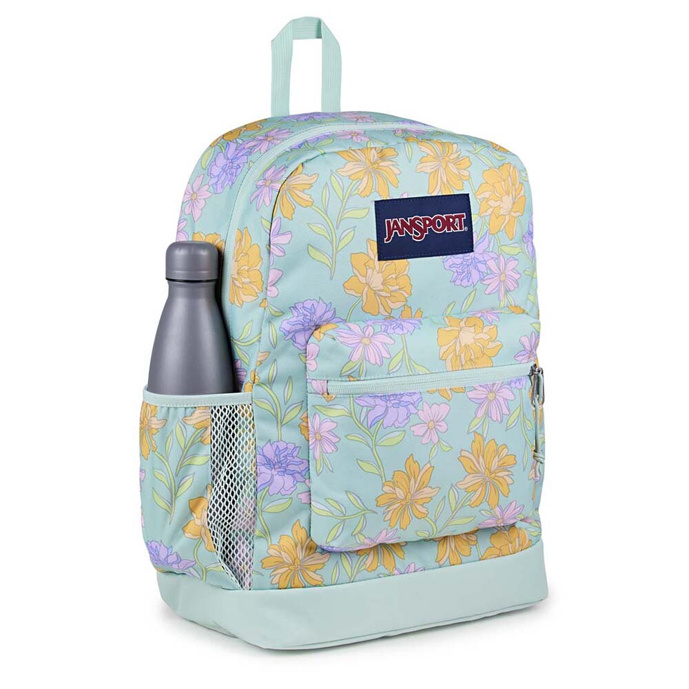 Cross Town Plus Faded Floral Fresh Mint