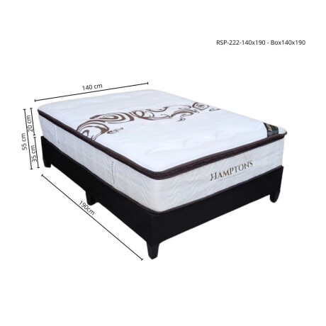 Sommier 2 Plazas Box Hamptons Palladium Hybrid Sommier 2 Plazas Box Hamptons Palladium Hybrid