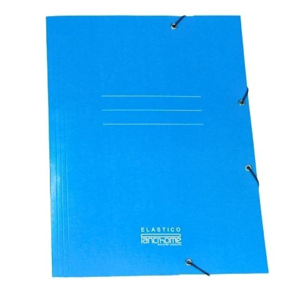 CARPETA PANCHROME CON ELASTICO 307 AZUL CARPETA PANCHROME CON ELASTICO 307 AZUL