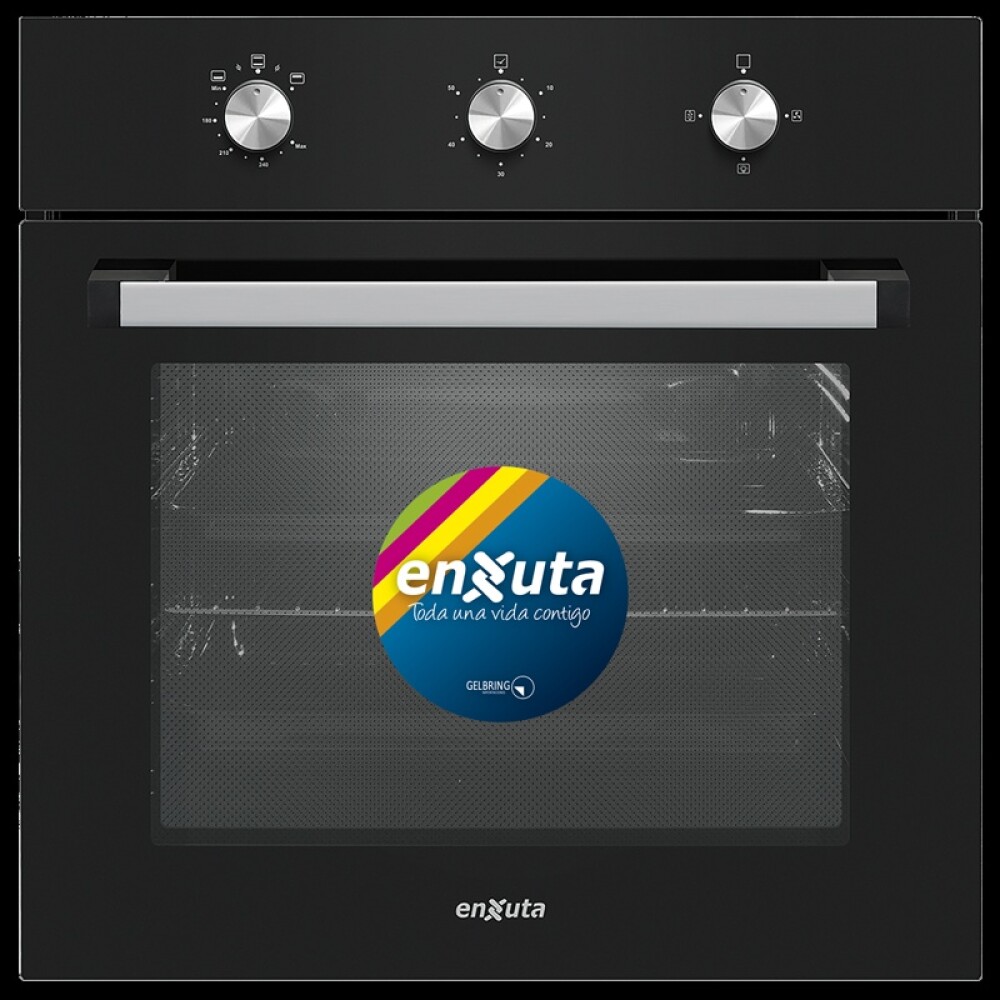 HORNO A GAS DE EMPOTRAR NEGRO CON CONVECCIÓN Horno A Gas De Empotrar Negro Con Convección
